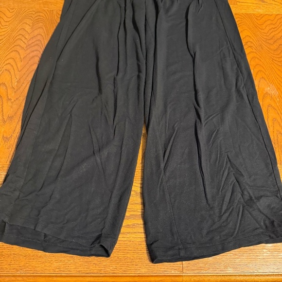 Quince Modal High Waist Wide Leg in Black Sz L Lightweight Comfort - Picture 8 of 15